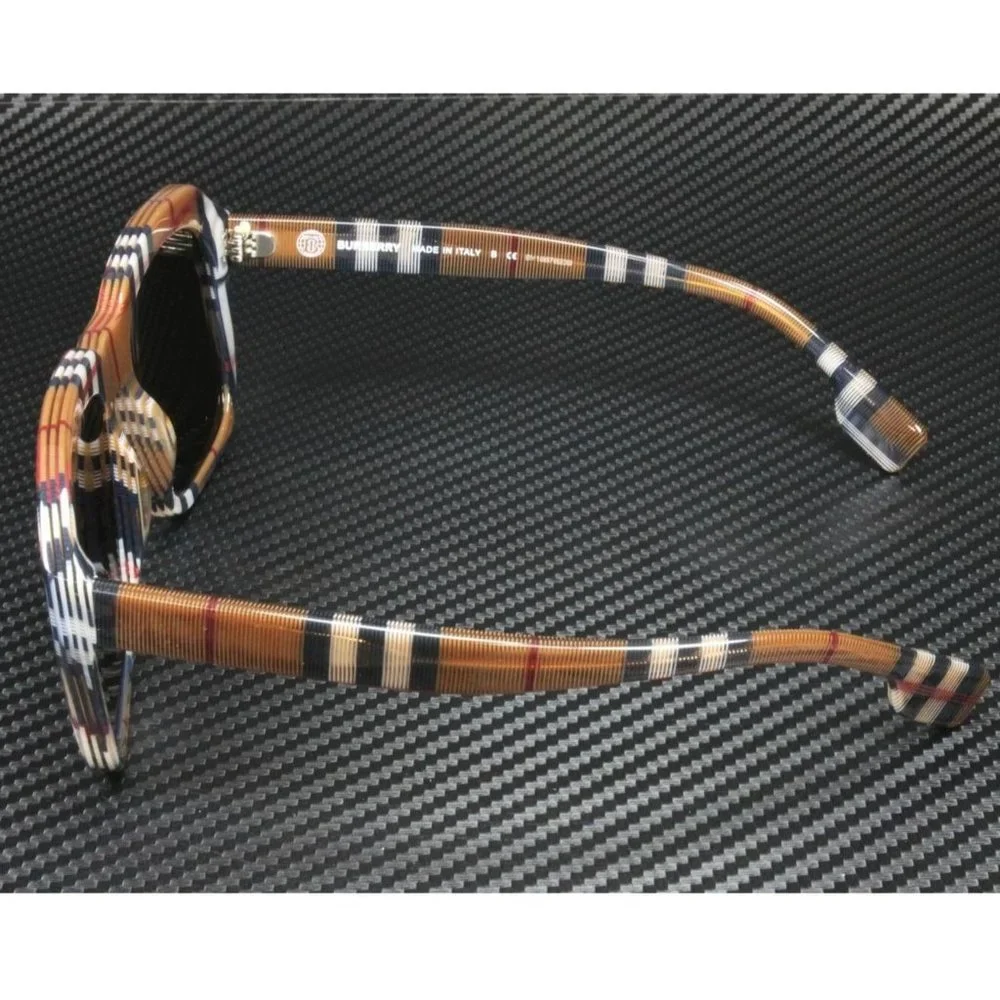 Burberry Dark Check Men's 55mm Sunglasses